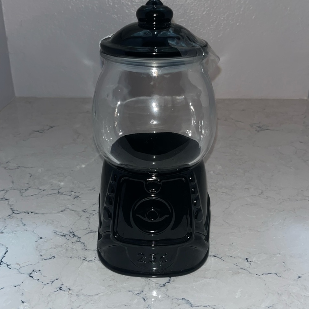 Target black gumball machine ceramic and glass display *NWT*